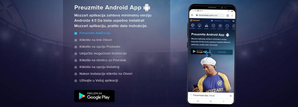 mozzartbet android aplikacija 